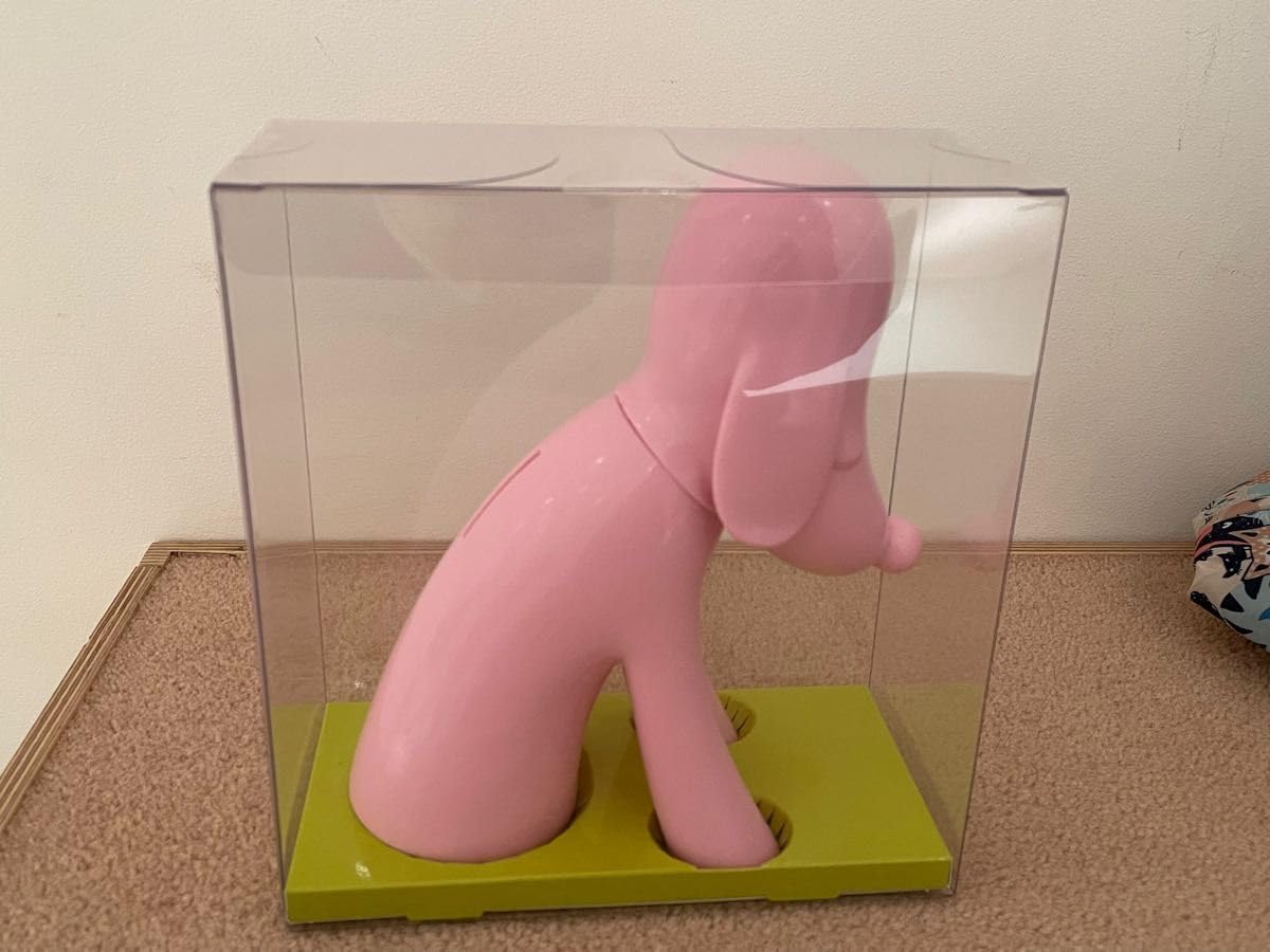 あおもり犬貯金箱ピンク